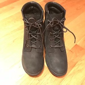 Timberland wedge heel boots